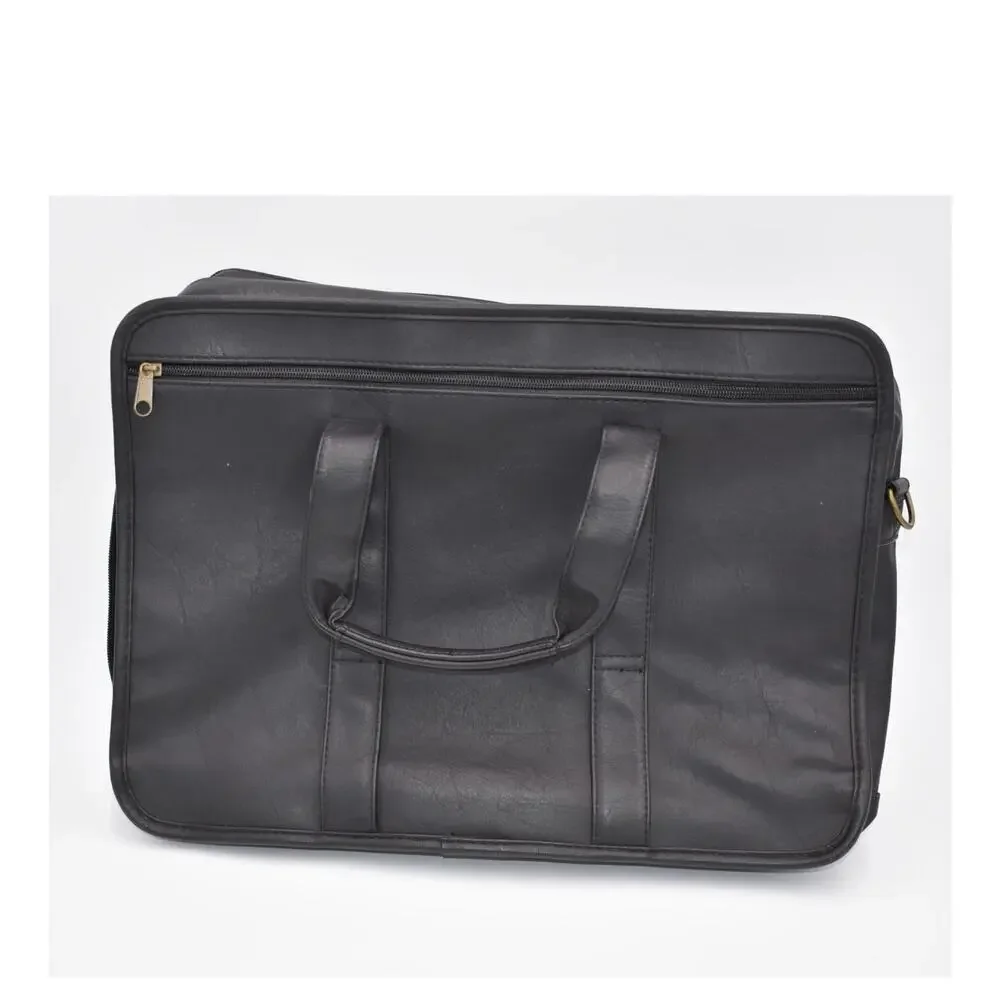 Expandable Black Briefcase NWT -- DuraTec -- 16.5